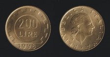 200 LIRE 1998 LAVORO - ITALIA