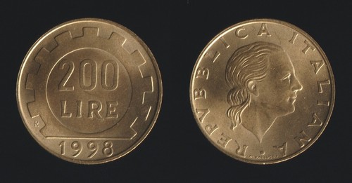 200 lire 1998 lavoro italia - 1998,