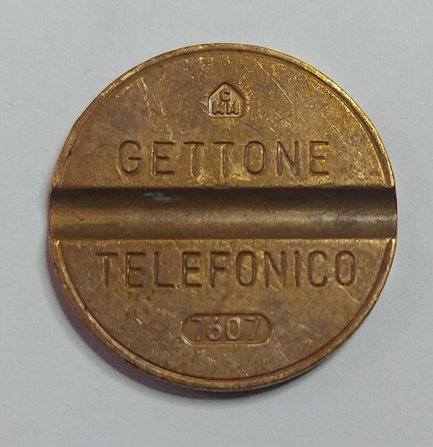 Gettone telefonico con segno - telefonico,