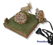 15667 Presepe elettrico - Diorama Bue con torchio