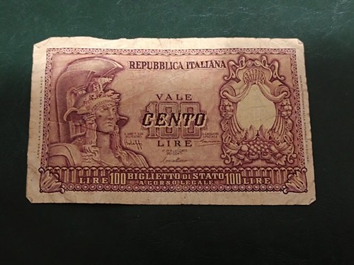 Banconota italia repubblica - italia,