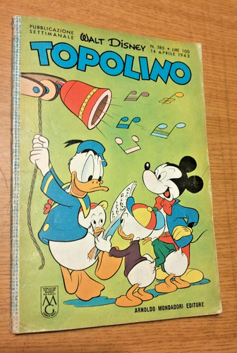Topolino libretto 385 14 - libretto,