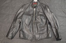 Schott Perfecto Giacca Uomo Pelle Nera Steerhide Cafe Racer CAF1 Medium M