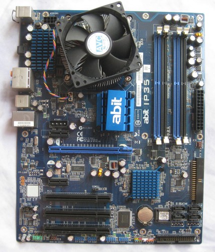 Abit ip35 con cpu - con, lga775