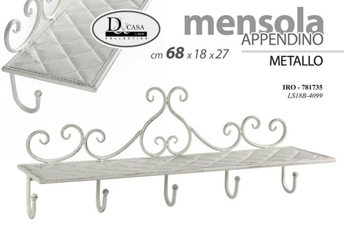 Mensola appendino parete - mensola,
