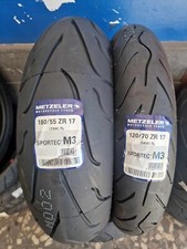 Coppia 120/70 ZR17 58W 180/55 ZR17 73W METZELER SPORTEC M3 DOT fine 2024