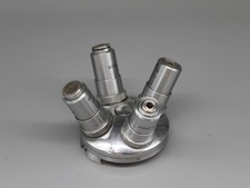 Set di 4 obiettivi per microscopio PZO con nasello BIOLAR