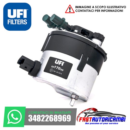 Filtro carburante ufi 5517000 - filtro,