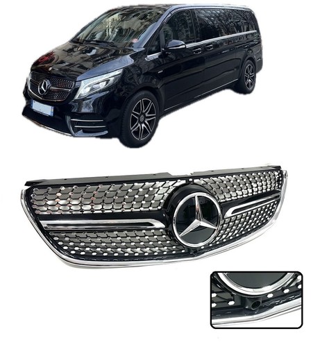 Calandre diamant noir look - noir,
