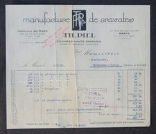 Billhead Fattura 1932 PARIS LE