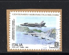 REPUBBLICA 2023 USATI PERFETTI... CENTENARIO AERONAUTICA MILITARE EUROFIGHTER