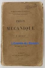 Précis de mécanique E. Burat 1869