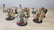 Deathwing Knights MAGNETIZED Pro Painted, Warhammer 40k Dark Angels mace & sword