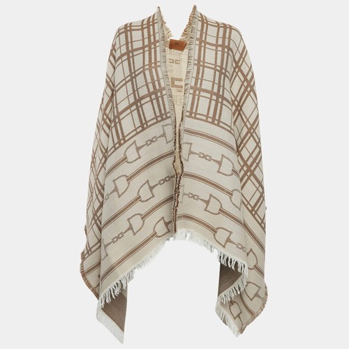 Mantello jacquard monogramma