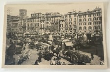 Cartolina Di Genova Con Piazza