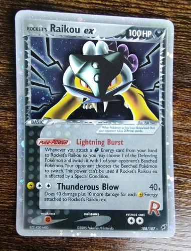 Pokemon rocket raikou ex - rocket's,