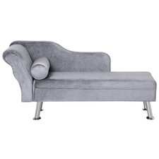 HOMCOM Chaise Longue Imbottita