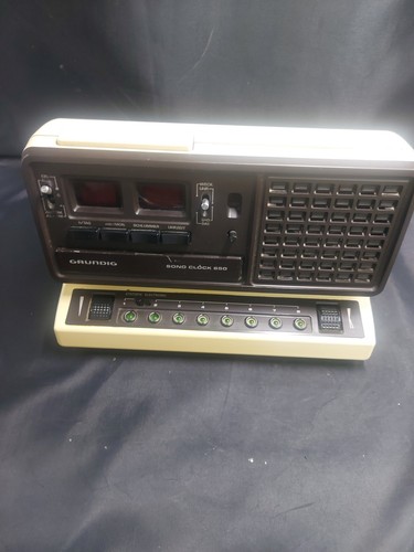 Vintage grundig sono clock - clock, 650