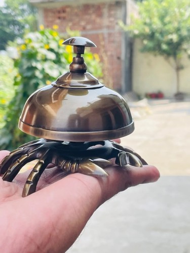 Antica campana granchio - , ottone