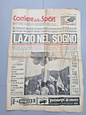 CORRIERE DELLO SPORT 13 MAGGIO 1974 LAZIO VINCE SCUDETTO CAMPIONE D'ITALIA