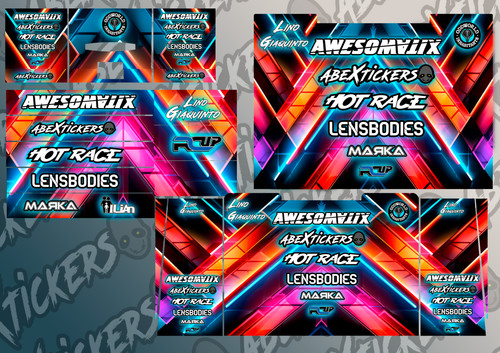 Adesivo stickers pvc - adesivo,