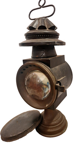Antica lampada ferroviaria - , a