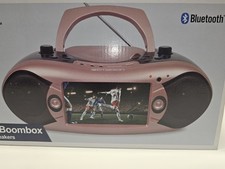 NEW-Emerson 7' Bluetooth DVD Boombox-Radio AMFM, altoparlanti stereo e multimedia