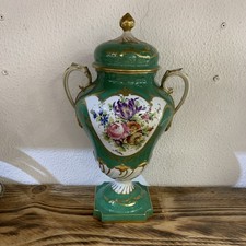 Antica Potiche In Porcellana Policroma Base Lampada Meissen