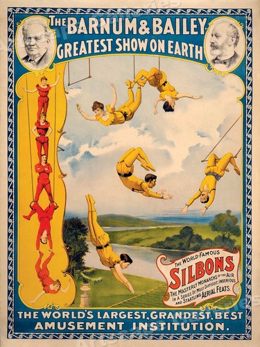 Barnum bailey poster - barnum, circo