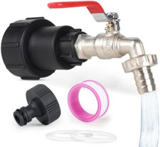 Rubinetto serbatoio 1000L 3/4" S60X6 raccordo serbatoio 1000 litri estensione in