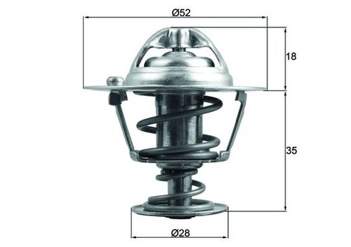 Mahle 184 78d termostato - 78d,