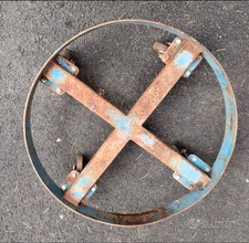 Carrello con 4 ruote porta bidoni/oggetti