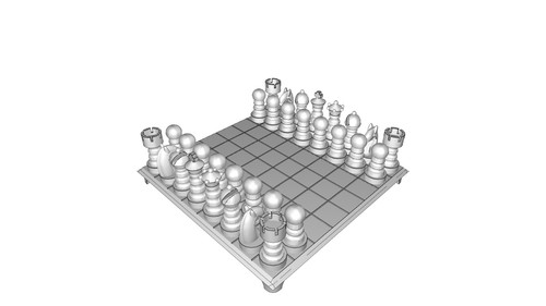 Set scacchi micro modello - scacchi,
