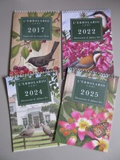 Calendari L'erbolario 2025 2024 2022 2017 Illustrazioni Alfonso Goi Franco Testa