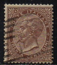 Italia-Francobolli--Regno-VEII 30 centesimi DLR