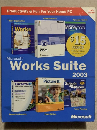 Microsoft works suite 2003 - microsoft,