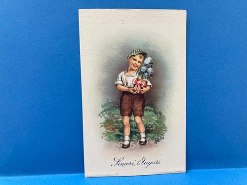 Cartolina sinceri auguri - cartolina,