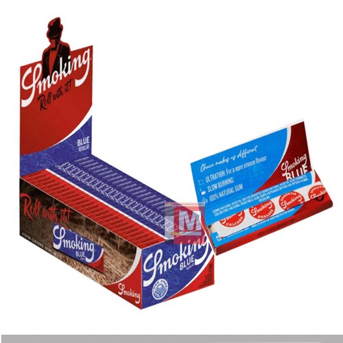 Cartine smoking blu corte - cartine, blue