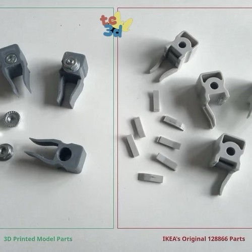 Ikea 128866 staffa clip - 128866, per