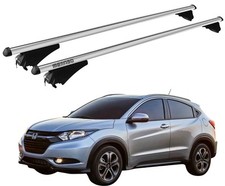 BARRE PORTATUTTO PORTAPACCHI DA TETTO PER HONDA HR-V 2015-2021 NERE MENABO