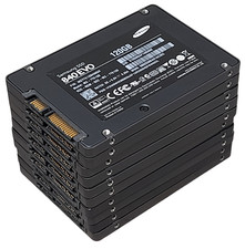 Lotto Lavoro 10 SSD Samsung 840 EVO MZ-7TE120 120GB Sata 2.5" 90-99% Salute