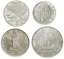 ITALIA Lotto 4 monete da 20