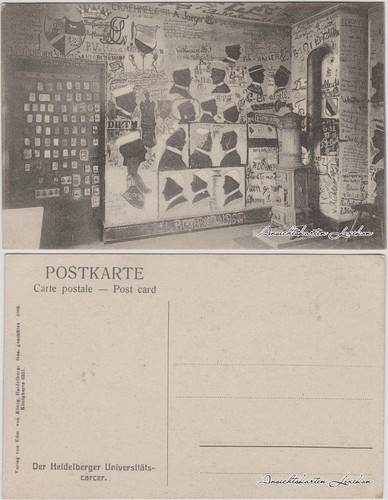 Cartolina heidelberg der - cartolina,