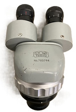 Testa microscopio zoom stereo