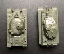 N 2 CARRI ARMATI PICCOLI CM 6,5 DULCOP PATTON e GERMANY TIGER in plastica