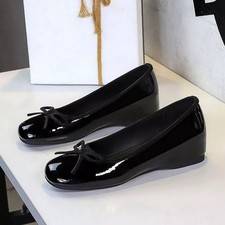 Ballerine Nere Vernice Con