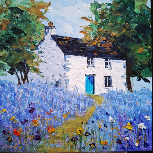 Cottage irlandese dipinto