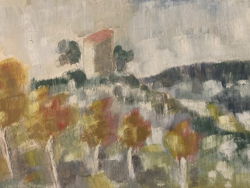 Pittura originale gallo olio - originale,