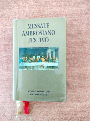 Messale festivo ambrosiano - messale,