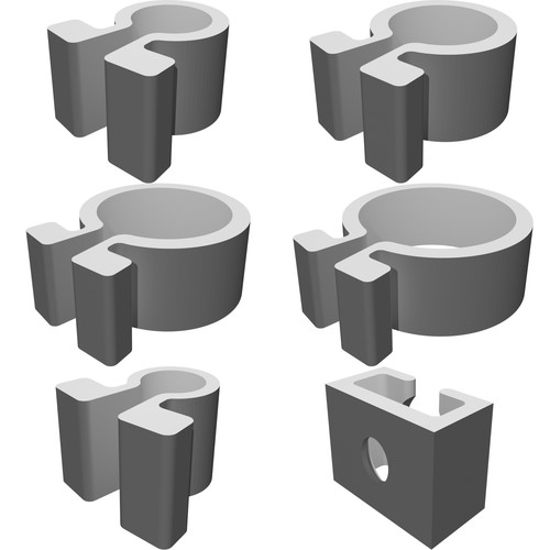 Clip cavi intercambiabili per - clip,